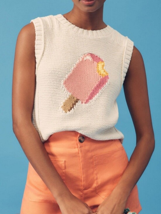 Anthropologie Jackets & Blazers - Anthropologie Knit Linen Blend Vest. Retail Price $98.